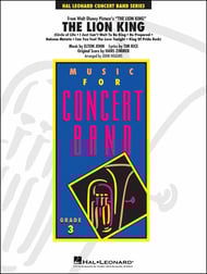 cover The Lion King Concert Band sheet music cover